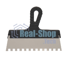 Шпатель фасадный Rexant 250 мм зуб 10х10 нержавеющая сталь, пластмассовая ручка