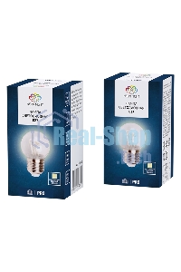 Лампа шар Neon-night e27 6 LED Ø45мм - теплый белый, прозрачная колба, эффект лампы накаливания