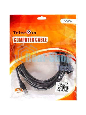Кабель удлинительный USB3.0 Am-Af 3m Telecom черный (TUS708-3M)