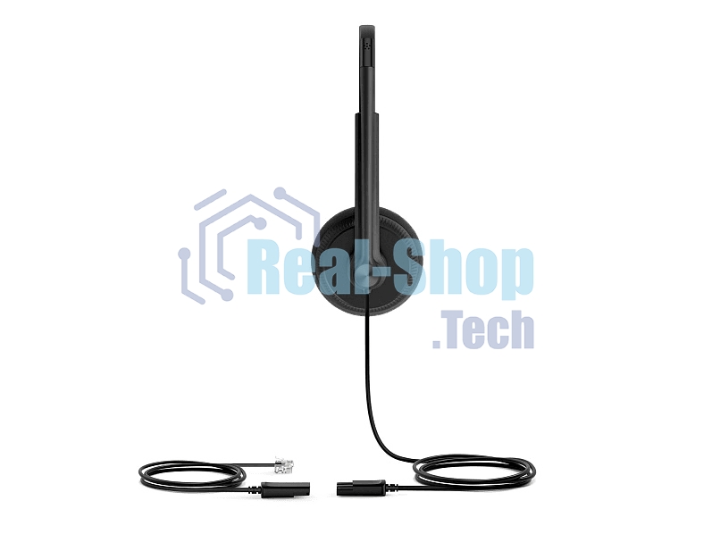 Гарнитура проводная YEALINK YHS34 Lite Dual Дуо, Проводная, HD звук, QD, RJ9, шт