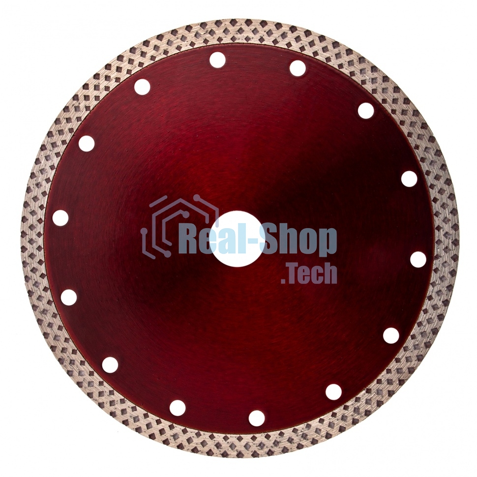 Диск алмазный отрезной Matrix сплошной, 180 х 22,2 мм, сухое/мокрое резание