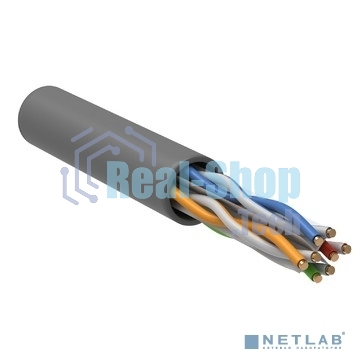 Кабель связи витая пара U/UTP, кат.6 4x2х23AWG solid, LSZH, 305м, серый Кабель связи витая пара U/UTP, кат.6 4x2х23AWG solid, LSZH, 305м, серый