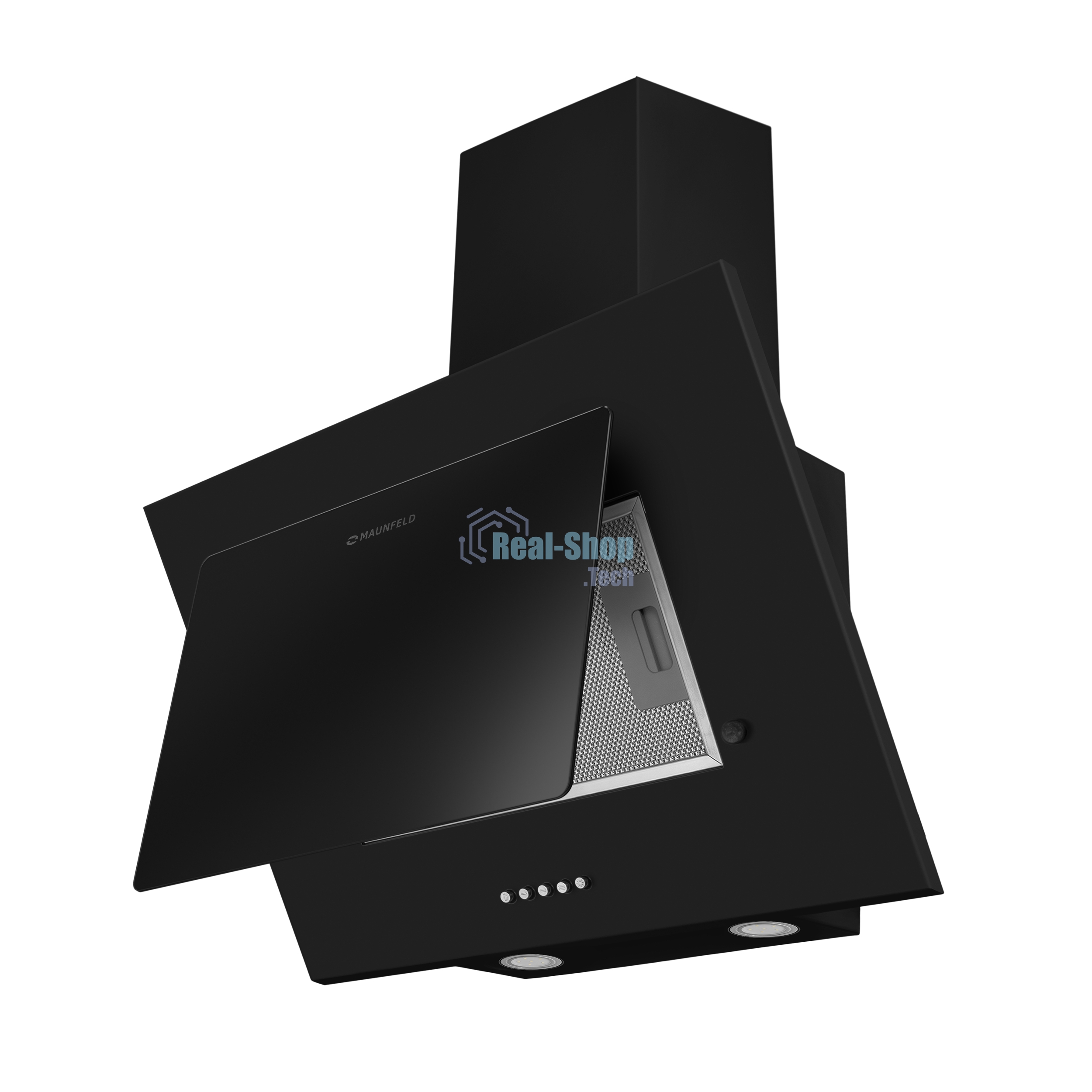 Вытяжка наклонная Maunfeld Tower 60 черный, 60 см, 700 куб. м/ч, 66 дБ