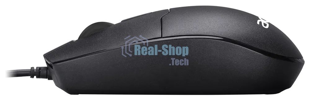 Мышь проводная Acer OMW126 черный, 1200 dpi, USB, кнопки - 3