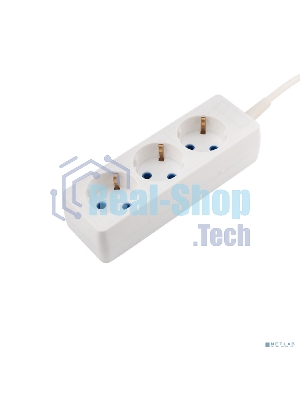 Удлинитель PROconnect 3 гнезда, 3 м, 3х0.75 мм², с/з, белый