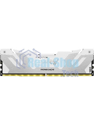 Оперативная память Kingston Fury Renegade, DDR5, 32Gb (1x32Gb), 6400MHz, CL32, DIMM, радиатор, белый