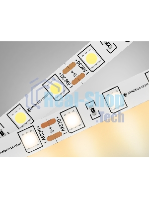 Светодиодная лента Ambrella light GS4001 5050 60Led/ 14.4W m/ 24V IP20 3000K/ 5000*10*1.87mm (2 конт.)