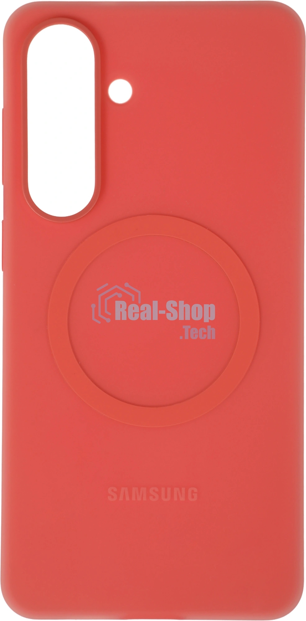 Чехол (клип-кейс) Samsung для Samsung Galaxy S26+ Silicone Magnet Case with MagSafe коралловый (EF-ES947COEGRU)