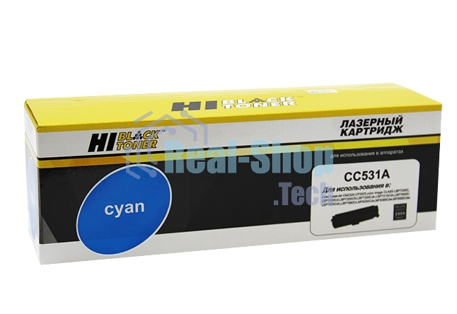 Картридж лазерный HP CLJ CP2025/CM2320/Canon LBP7200 (Hi-Black) CC531A/№ 718, C, 2,8K