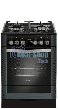 Плита комбинированная Gefest 6502-03 0044 черный, конфорок 4 газовых, духовка 55 л, 60 см x 85 см x 60 см