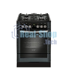 Плита комбинированная Gefest 6502-03 0044 черный, конфорок 4 газовых, духовка 55 л, 60 см x 85 см x 60 см