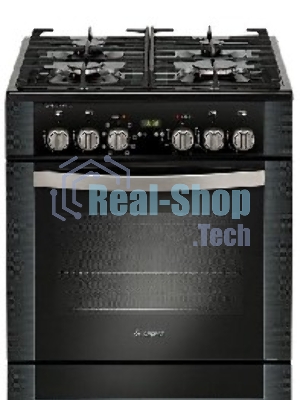 Плита комбинированная Gefest 6502-03 0044 черный, конфорок 4 газовых, духовка 55 л, 60 см x 85 см x 60 см