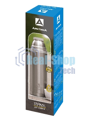 Термос Арктика 105-1200, узкое горло 1,2 л, современный, холод/тепло 30 ч
