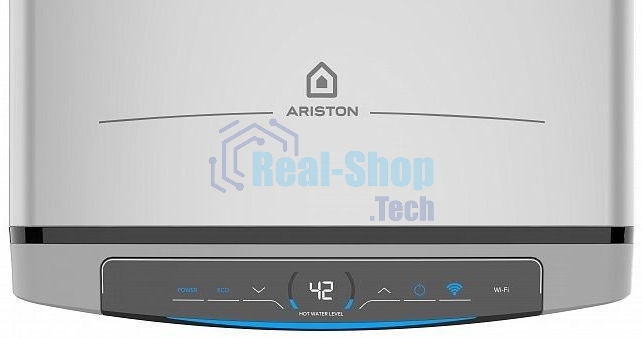 Водонагреватель Ariston Velis Lux Inox PW ABSE WIFI 80, 2.5 кВт, 80л, электрический настенный/серый