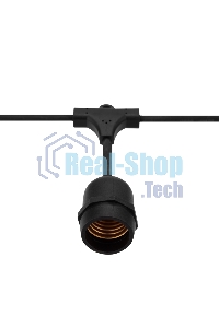 Шина в виде ленты Neon-night Belt-Light 2 жилы, шаг 40 см подвесные патроны E27 влагостойкая IP65