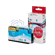 Картридж струйный Sakura CZ130A (№711 Cyan) для HP, голубой, 26 мл.