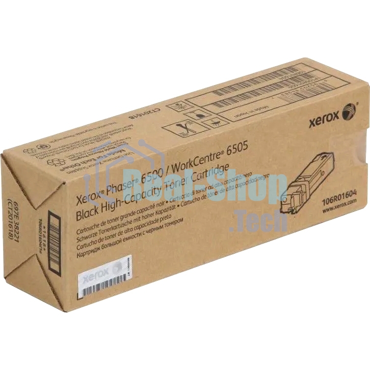 Картридж лазерный Xerox 106R01604 черный для Xerox Ph 6500/WC 6505 (3000 стр)(Channels)