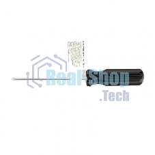 Отвертка Sparta PH0х75 мм, углеродистая сталь, черная пластиковая рукоятка