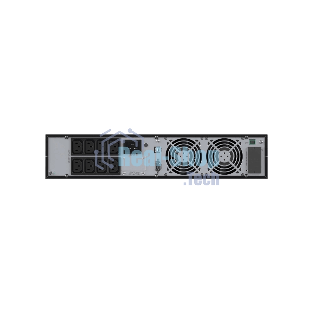 Источник бесперебойного питания ДКС Онлайн серии Small Rackmount, 3000 ВА/2700 Вт, 1/1, 8xIEC C13, EPO, USB, RS-232, RJ45, Rack 2U, 6x9А·ч