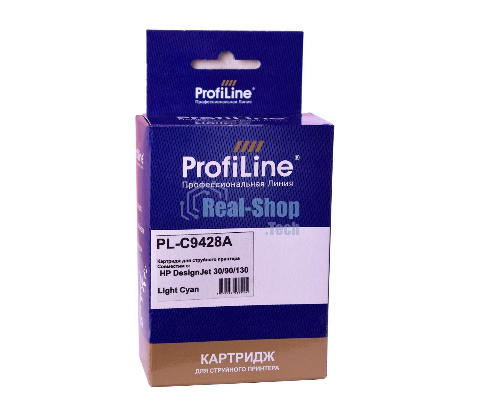 Картридж струйный ProfiLine PL-C9428A (№85) для принтеров HP DesignJet 30/90/130 с чернилами Light Cyan