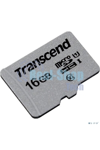 Флеш карта microSD 16Gb Transcend microSDHC Class 10 UHS-1 U1, (без адаптера), TLC