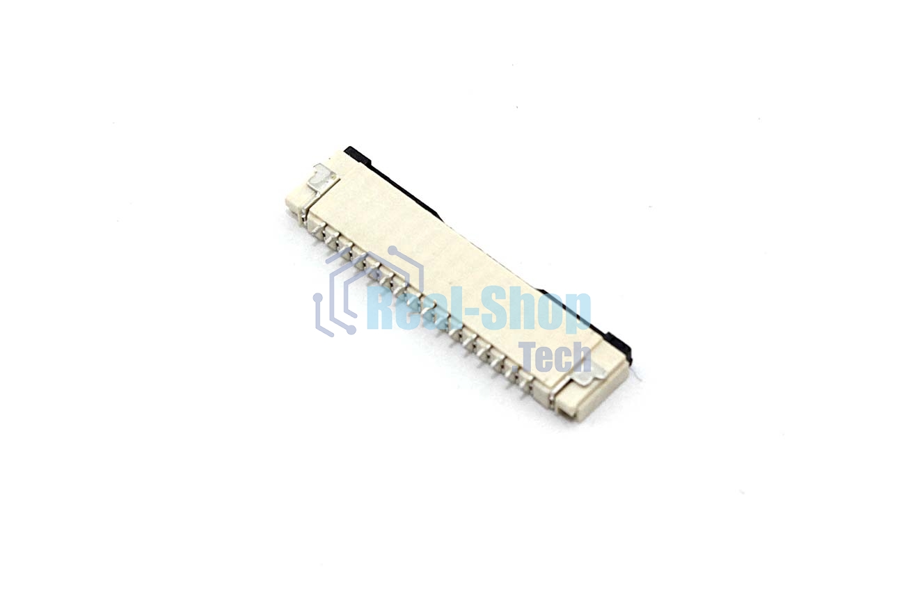 Разъем FPC Flip-Lock 1010-16RLGF 16 pin высота 1мм шаг 1мм