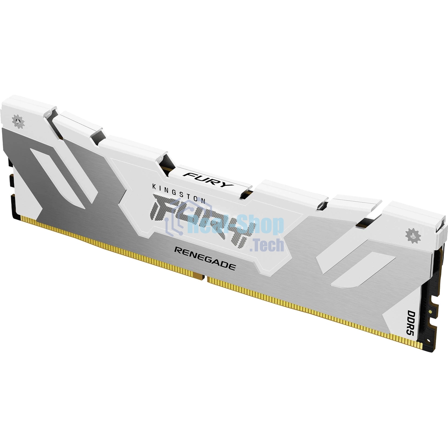 Оперативная память Kingston Fury Renegade, DDR5, 32Gb (1x32Gb), 6400MHz, CL32, DIMM, радиатор, белый