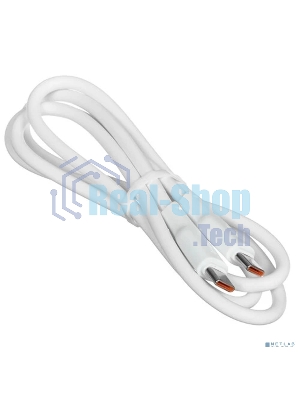 Кабель USB2.0 Hoco Type-C/Type-C, 5А, 240Вт, X93, 1м, белый, коробка