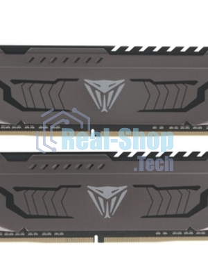 Оперативная память Patriot Viper Steel, DDR4, 32GB (2x16 GB), 3200 MHz, CL16, DIMM, радиатор, черный
