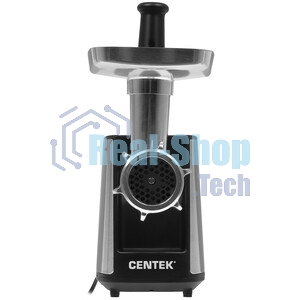 Мясорубка электрическая Centek CT-1604 Комбайн серый, 2200 Вт, 2.2 кг/мин, реверс, защита от перегрузки, насадки - 7