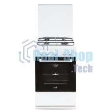 Плита газовая Cezaris ПГ 2150-00 белый, конфорок 4 шт, духовка 43 л, 51 см x 85 см x 55 см