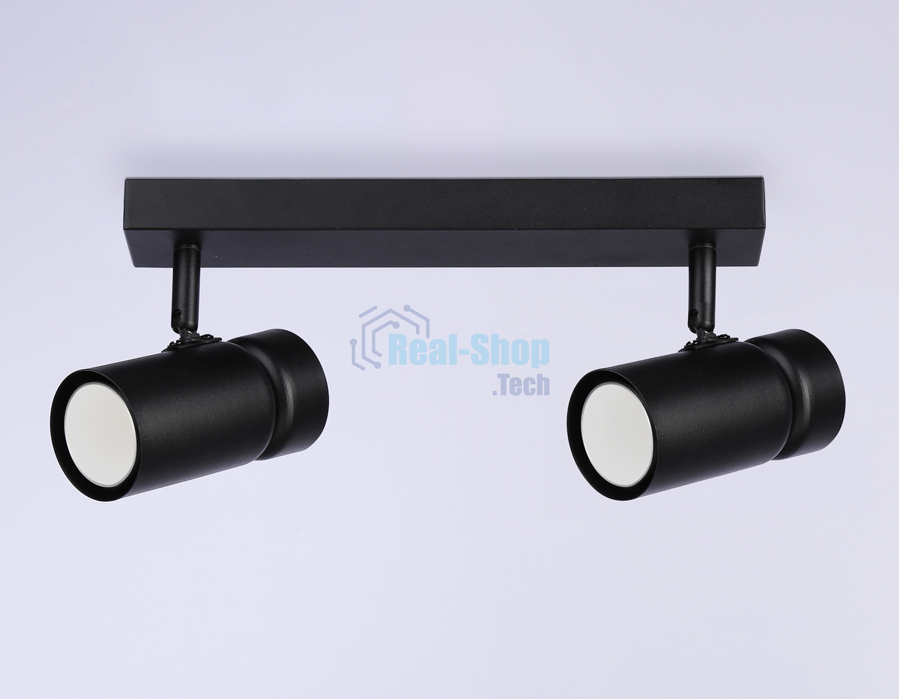 Накладной поворотный спот Ambrella light TA13178/2 BK черный GU10/2 max 12W 295*60*130