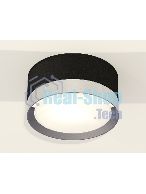 Светильник Ambrella Light XS8102006 SBK/PPH черный песок/графит полированный GX53 (C8102, N8133)