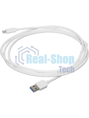 Кабель Buro BU-USB3.2-AC-1.8MW USB (m)-USB Type-C (m) 1.8м белый пакет