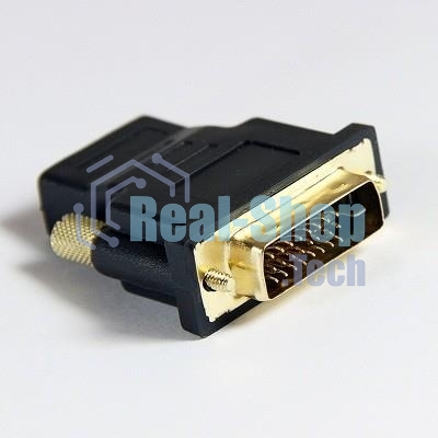 Переходник VCOM HDMI 19F to DVI-D 25M позолоченные контакты VAD7818