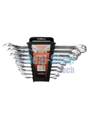 Набор комбинированных ключей Matrix (6-22 мм) 9 шт.