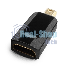 Переходник miniDisplayPort - HDMI, Cablexpert A-mDPM-HDMIF-01, 20M/19F, черный, пакет