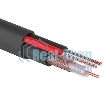 Кабель КВК-П-2 +2x0,75 мм² (Cu/CCA) (96) черный (бухта 200 м) PROconnect