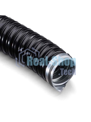Металлорукав Rexant в ПВХ изоляции МРПИнг-25 (бухта 50 м/уп.) черный