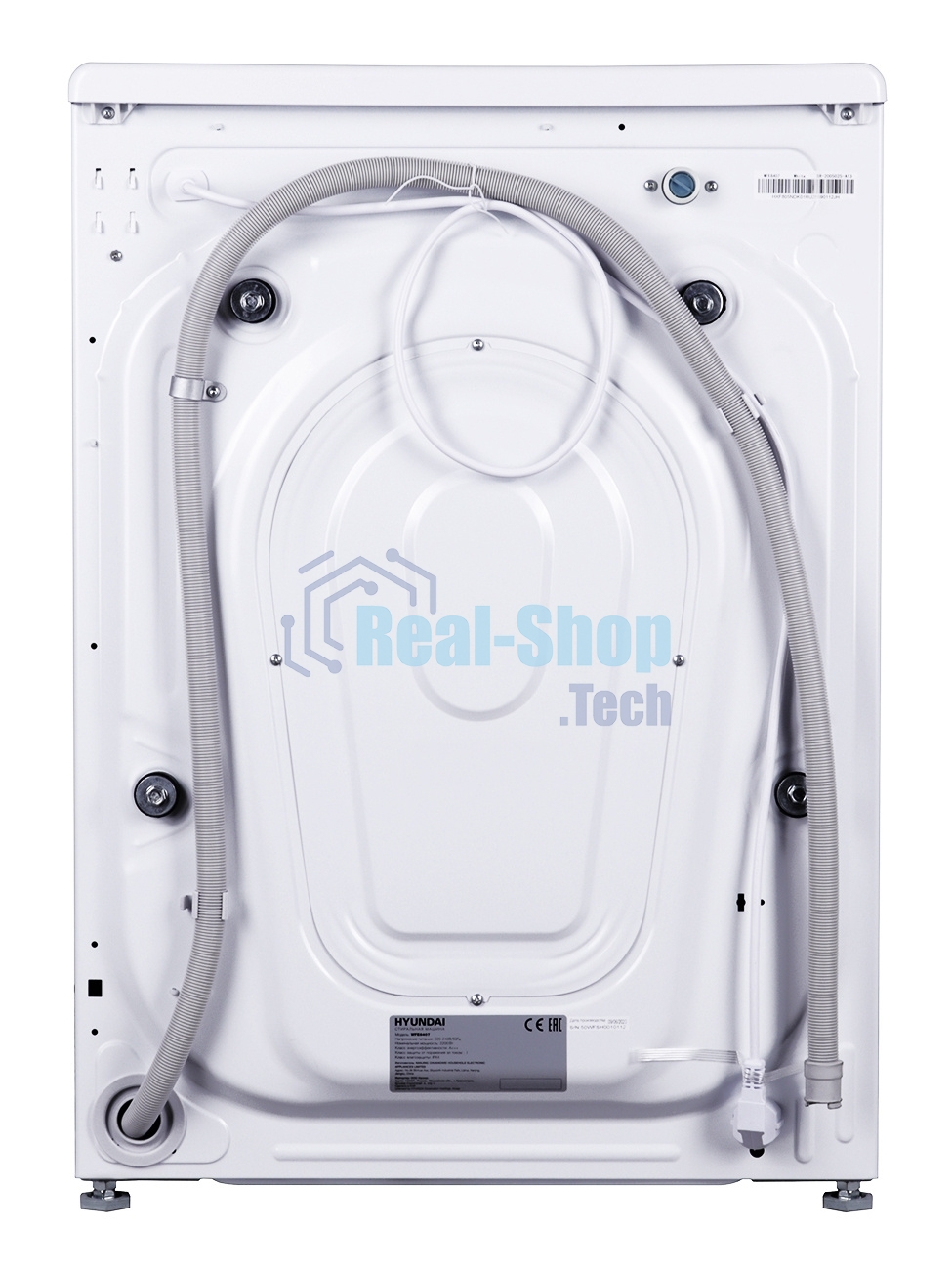Стиральная машина Hyundai WFE8407 белый, загр. фронтальная макс.: 8 кг 1400 об/мин класс: А+++