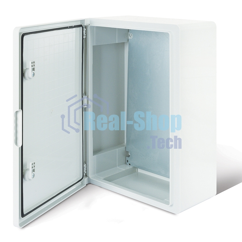 Корпус пластиковый ЩМПп с монтажной панелью Rexant 400х300х220 мм ABS УХЛ1 IP65