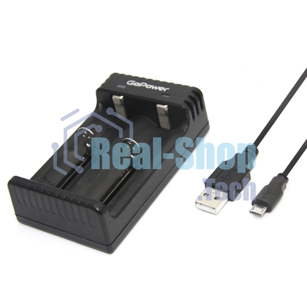 З/У для аккумуляторов GoPower LiCharger 4 Ni-MH/Ni-Cd/Li-ion/IMR 2 слота (1/100)
