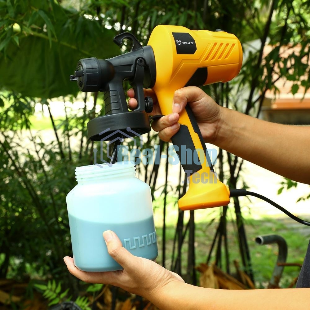 Краскопульт электрический Deko DKSG500 500Вт бак:800мл 650мл/мин