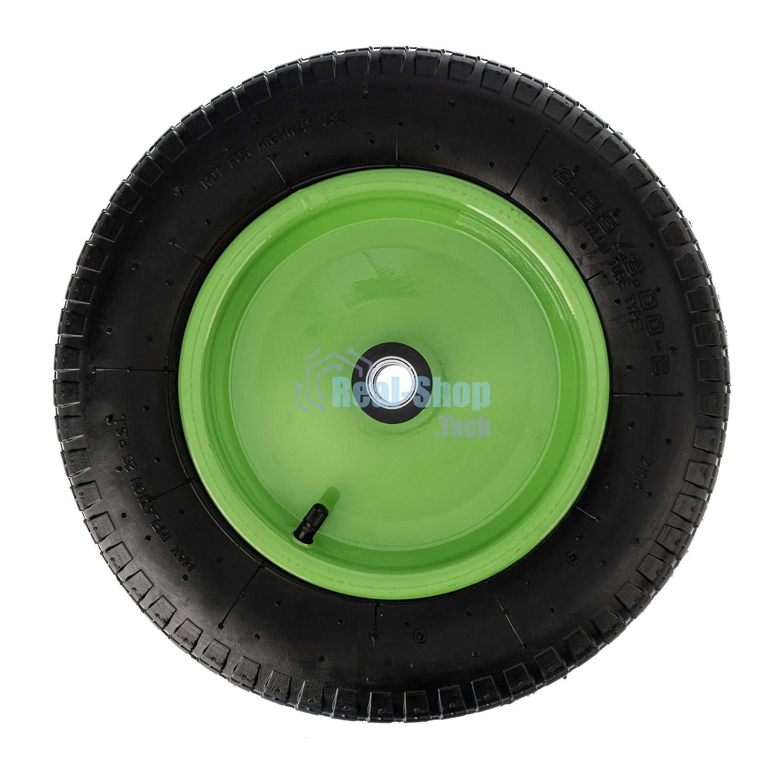 Колесо пневматическое Сибртех 3.25/3-8, длина оси 65мм,подшипник 20мм