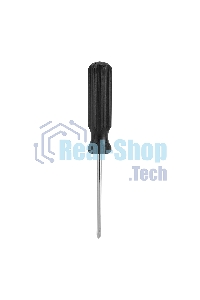 Отвертка Sparta ph1х75мм углеродистая сталь черная пластиковая рукоятка