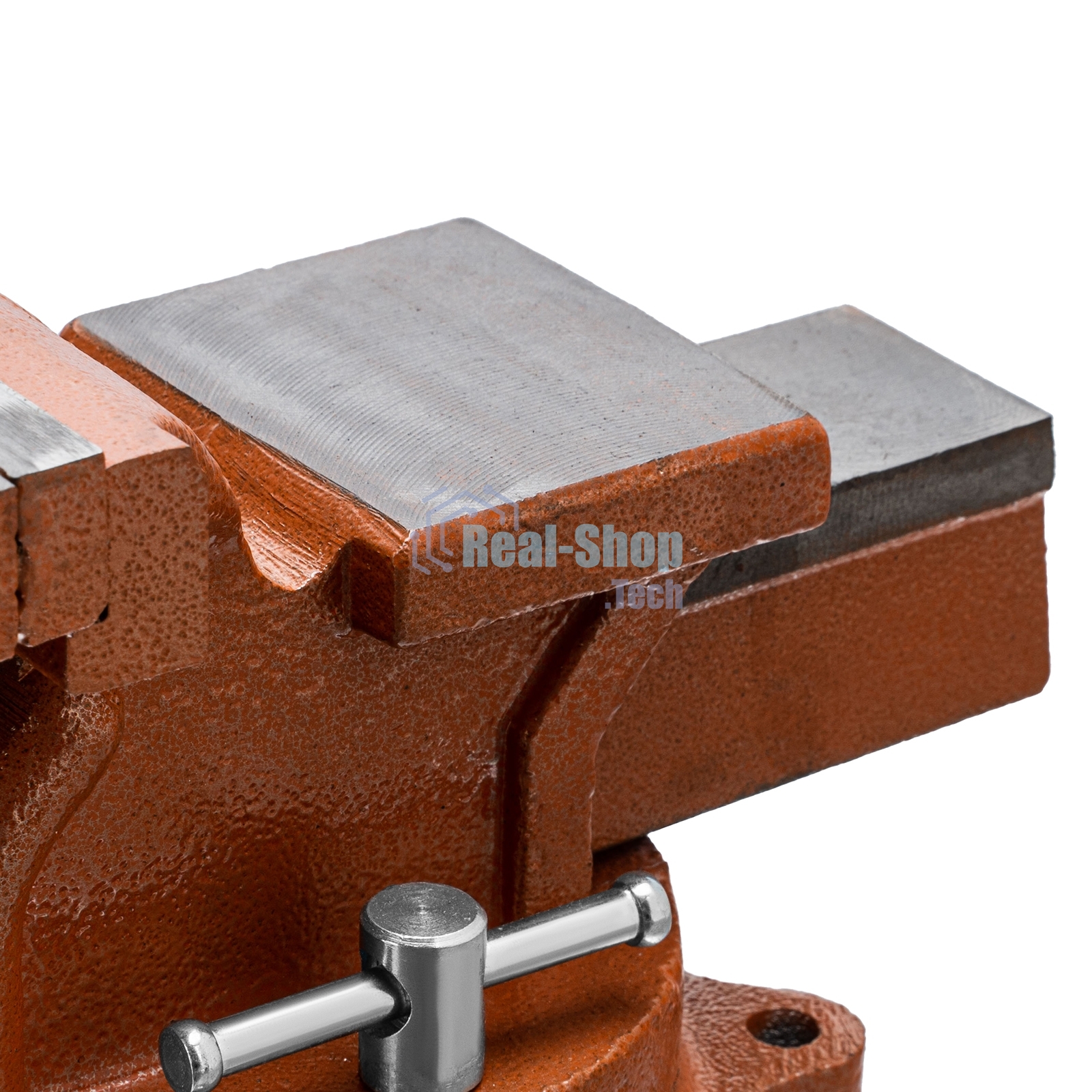 Тиски Sparta слесарные 125мм поворотные с наковальней