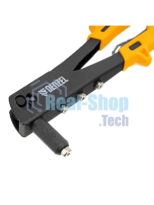 Заклепочник ручной Denzel 255 мм, заклепки 2,4-3,2-4,0-4,8 мм