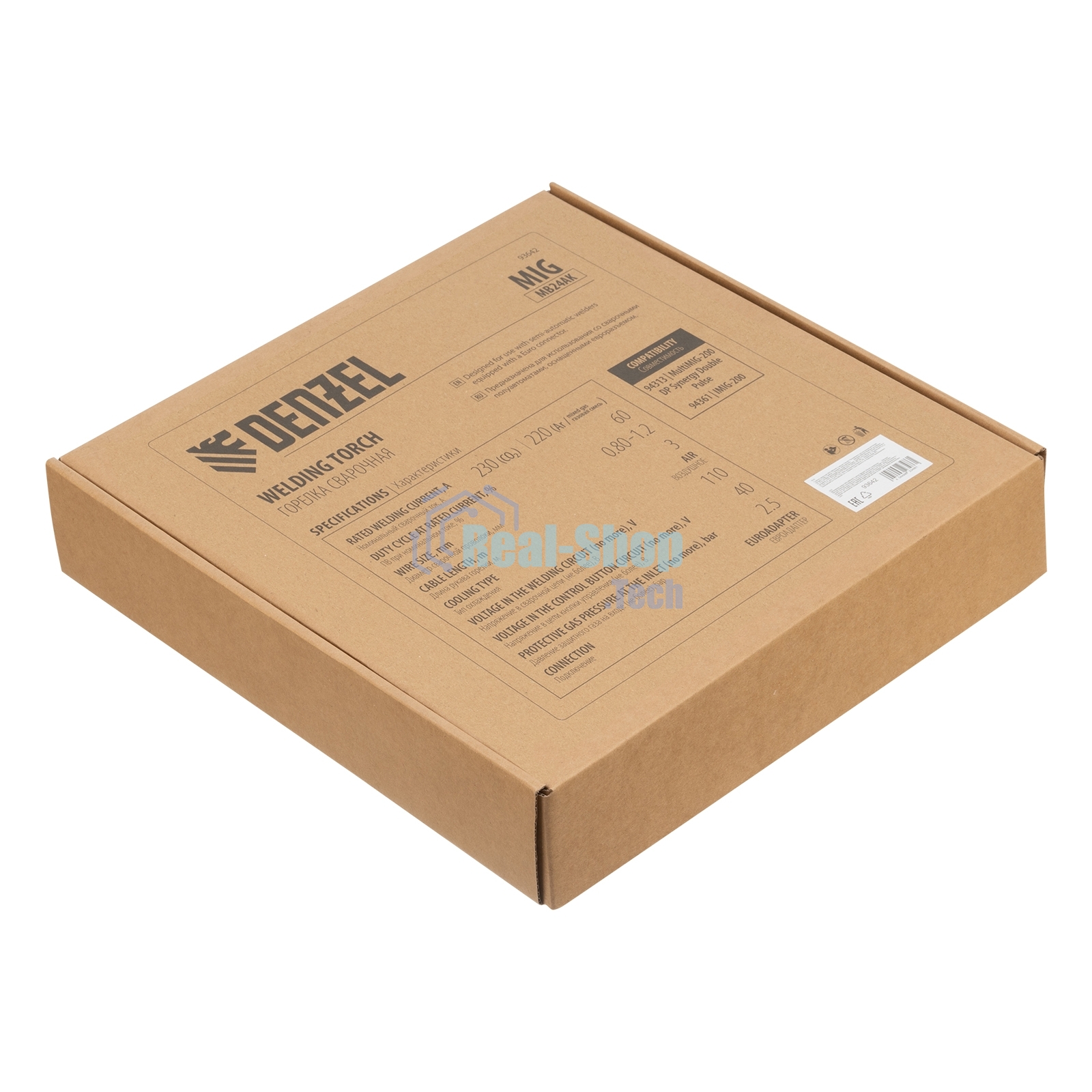 Горелка сварочная Denzel MIG MB24AK 3 метра