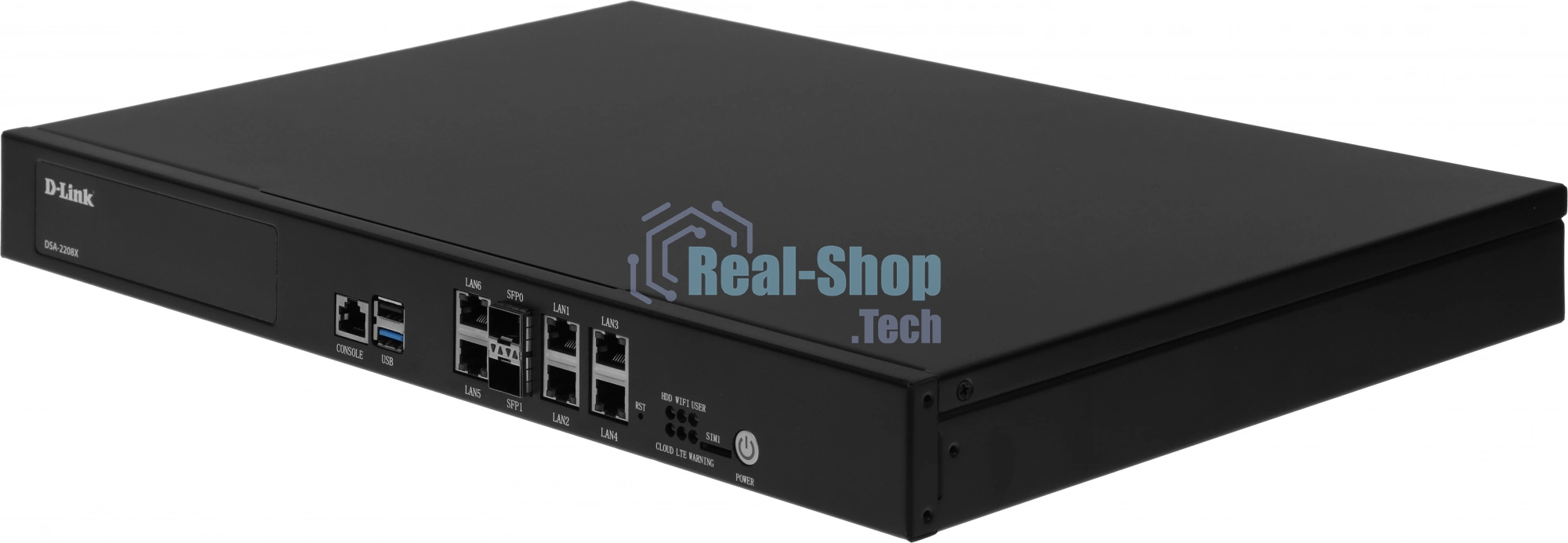 Маршрутизатор D-Link Service Router, 6x1000Base-T, 2x10GBase-X SFP+, 2xUSB ports, RJ45 Console