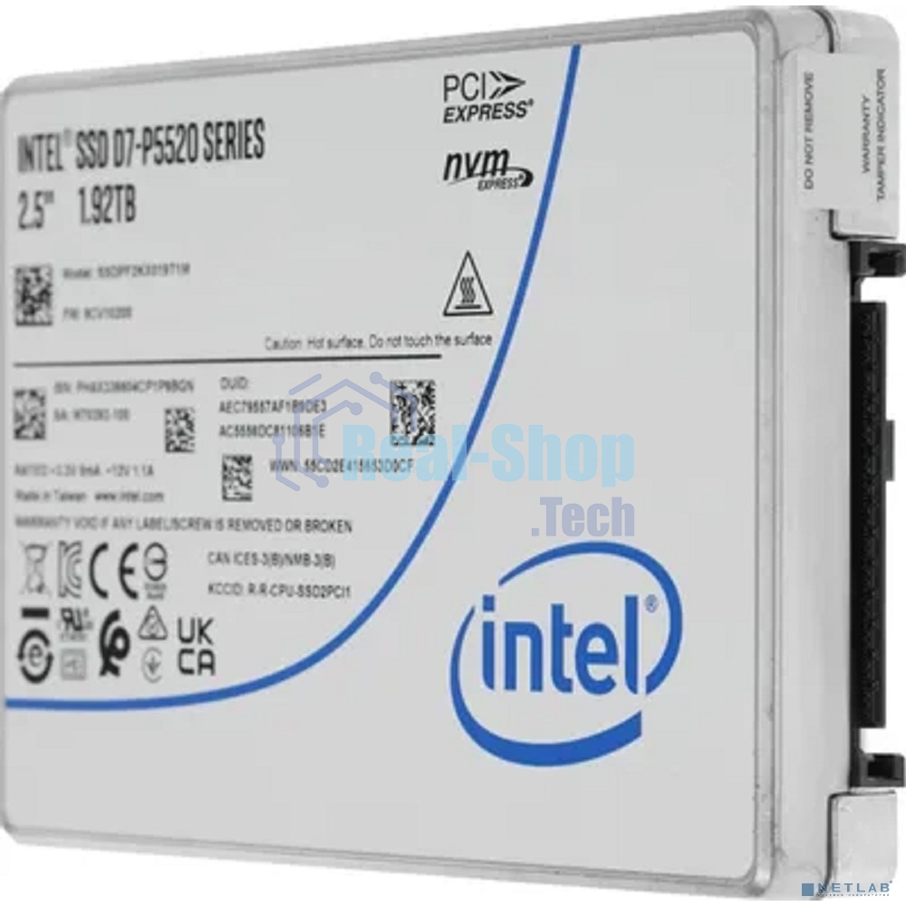 Накопитель SSD Intel D7-P5520, 1.92Tb, 2.5